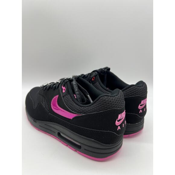 Nike Air Max 1 PRM Valentines Day Black Playfull Pink HV2302-001 Men Size 10.5. - Picture 9 of 12